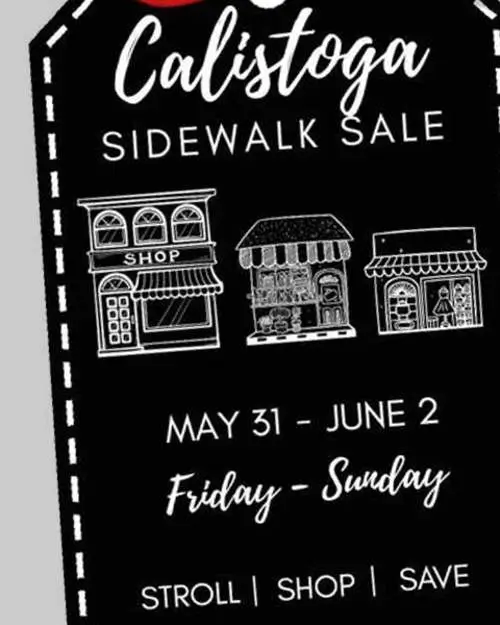 Calistoga Sidewalk Sale